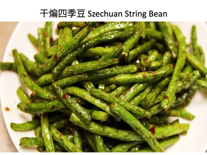 Szechuan String Bean at Fortune Asian Cuisine, Asian Restaurant in Lincoln